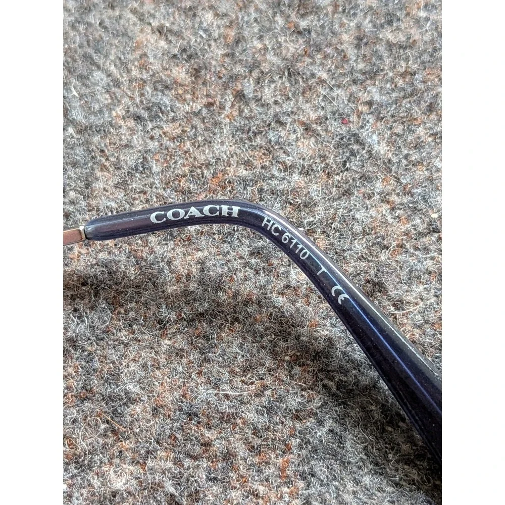 Coach Eyeglasses Frames Only 5489 Denim Taupe Glitter Gradient Floral HC 6142